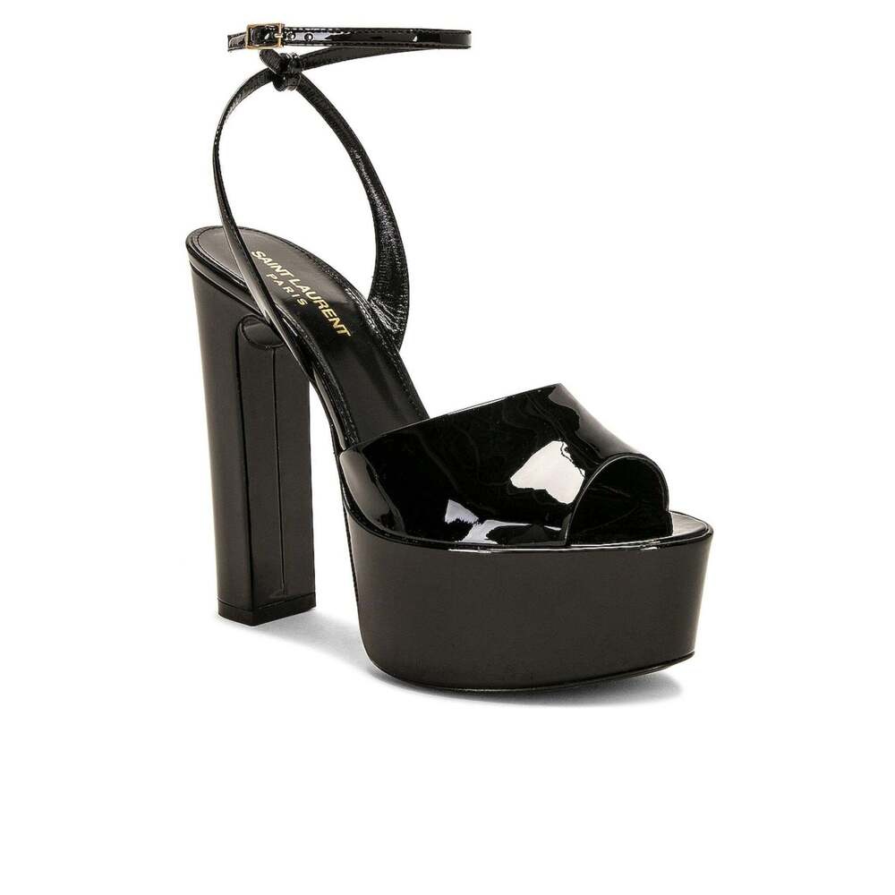 Saint Laurent - Jodie Peep Toe Platform Heels Pump - IT 40 - Picture 3 of 8